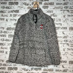 Scarlet and gray authentic apparel Ohio state buckeyes 1/4 button pullover